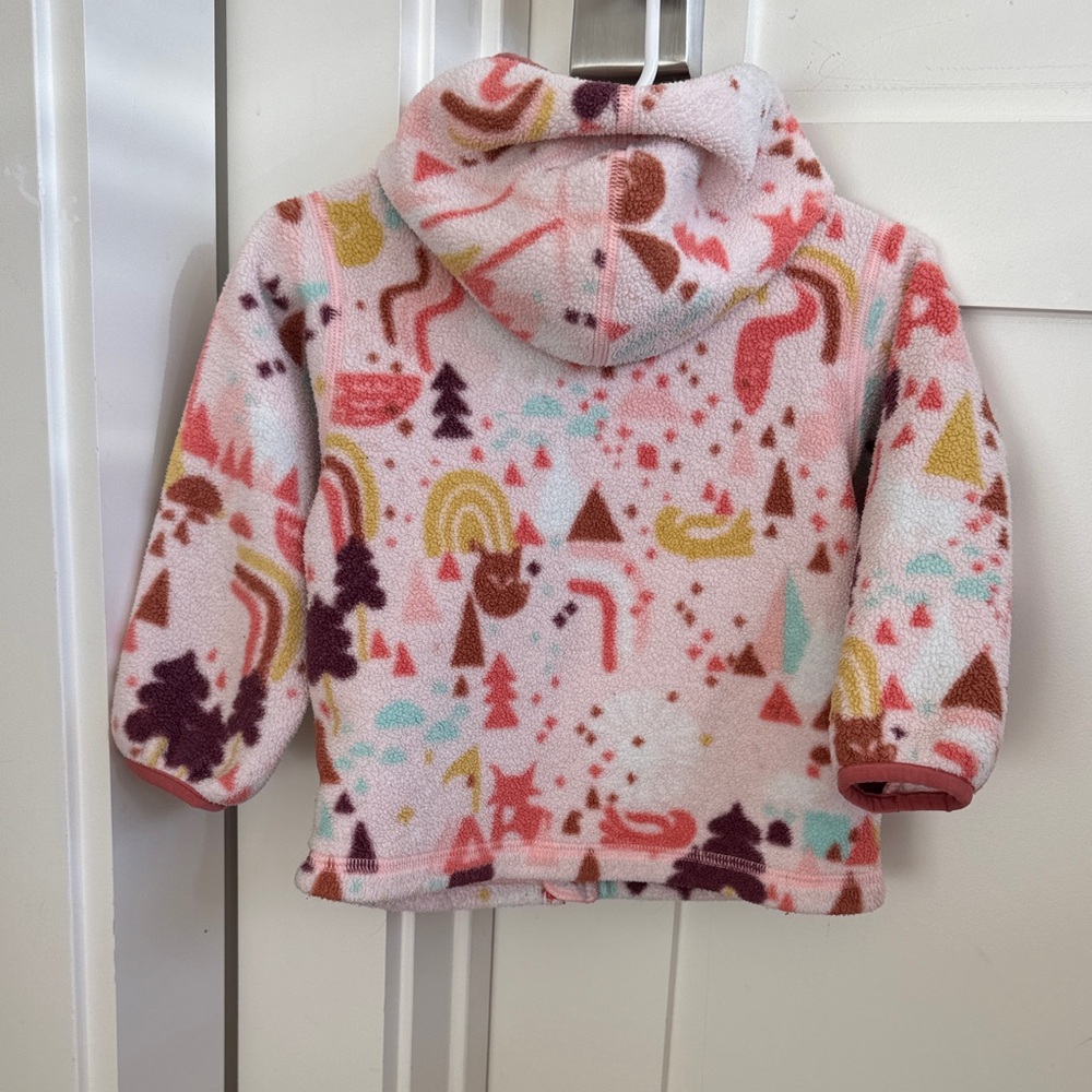12-18m Patagonia Kids' Fleece Jacket with Colorful Print - Picture 3 of 4